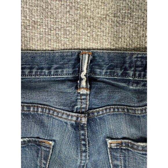 Abercrombie & Fitch Jeans Mens 28x31 Blue Remsen Low Rise Slim Straight Read - Picture 14 of 16